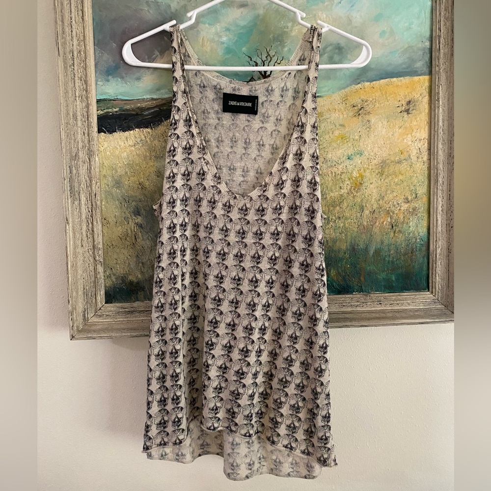 Zadig and Voltaire Joss Print Tank